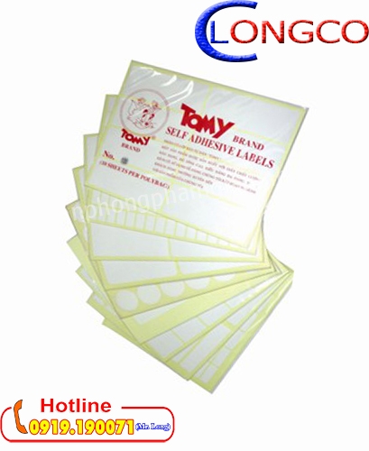 Giấy Decal Tomy A5